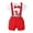 outfits 48#Red, variant on WAYUTE Toddler First Birthday Outfits Colorful Letter Print Baby Boy Outfit Short Sleeve Suspenders Romper Casual Clothing Sets
