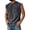 22#Gray, variant on Men's Cotton Sleeveless Shirt Workout Muscle Tank Tops Casual Washed T Shirts Spring Summer Beach Tee Hot Pink 3XL