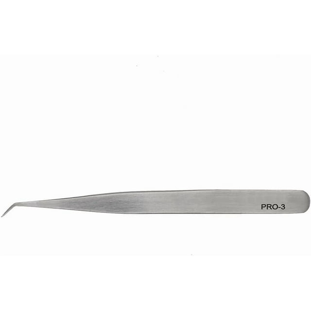 Pince à Cils Professionnelle Outil d'Application de Faux Cils Volume / Pinces Multi-Formes & Usages pour Volume, Isolation & Cils Classiques (Angle 3-30 Degrés / Volume)