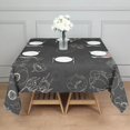 thumbnail image 3 of Floral Square Tablecloth 60x60in(152x152cm) – Waterproof Polyester Printed Table Cover, Wrinkle Resistant & Washable for Kitchen Dining Picnic Party Decor, Thanksgiving,Christmas, Spring,Flower, 3 of 6