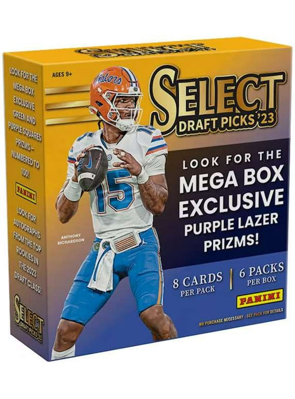 2023 Panini NFL Select Draft Picks Trading Cards Mega Box