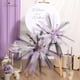 thumbnail image 3 of Decoración con Pasto Pampas Artificial Serwalin 60 piezas Morado 45 cm, 3 of 9