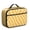 Orange and Cream, variant on Green and Black Wavy Checkered Insulated Lunch Bag Teens,Bento School Lunch Bag for Teens for Work,Picnic or Travel 10.6x7.7x4.3 Inches,12 Can Capacity