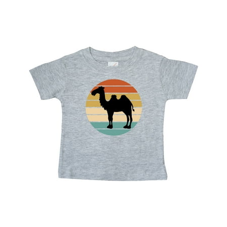 

Inktastic Camel Silhouette Retro Sunset Gift Baby Boy or Baby Girl T-Shirt