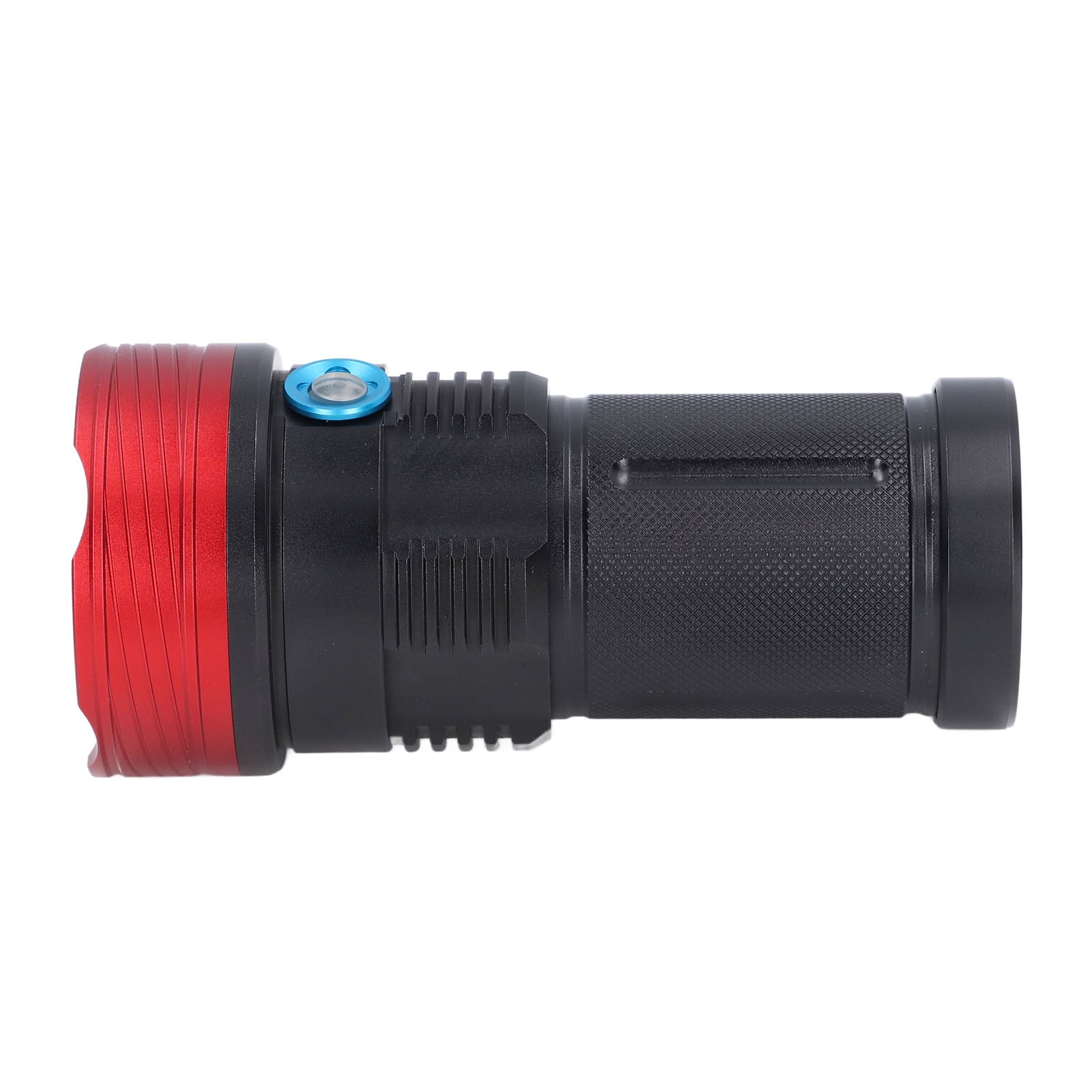 Rechargeable Dive Light, Super Bright Scuba Diving Flashlight With 9 T6 Lamp Beads And Anodized Black Treatment, Waterproof Dive Torch For Outdoor Activities, Travel, And
