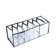 thumbnail image 1 of Fiudx Caja para Guardar Ropa Interior, Organizador de Tela con Compartimentos, Diseño de Malla para Sujetadores, Bragas y Calcetines, Ideal para Guardarropa, Duradera y Resistente, con 7 Compartiment, 1 of 4