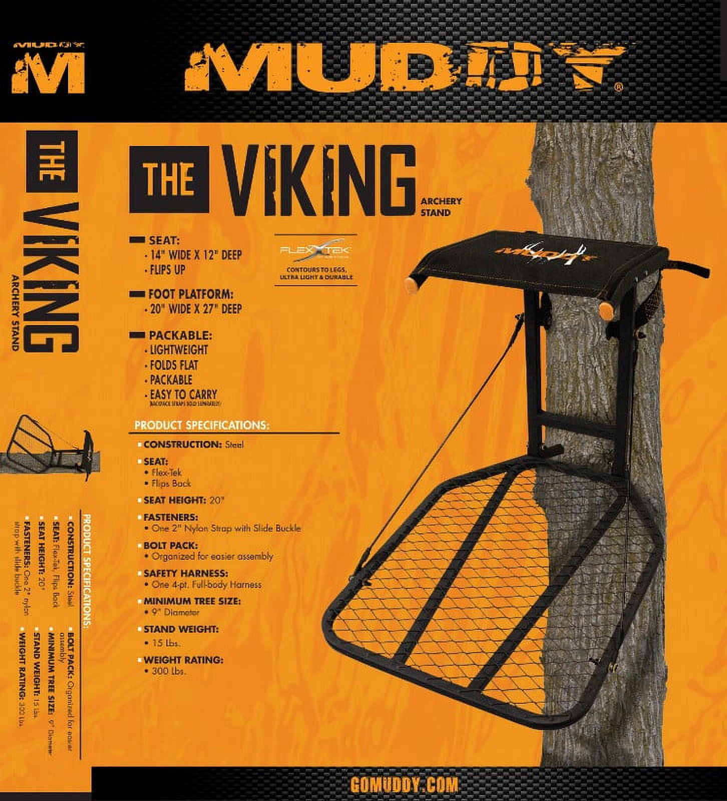 (2 pack) Muddy "The Viking" Lightweight Hang-On Tree Stand