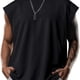 thumbnail image 2 of Jersey de entrenamiento físico para hombres de verano Deportes Ocio Moda europea y americana Manga con capucha Clip de caballo Chaleco de color sólido para hombres, 2 of 6