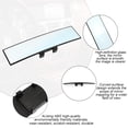 thumbnail image 3 of Espejo retrovisor trasero para auto 8sanlione de 12" resistente a impactos HD, 3 of 8