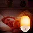 thumbnail image 7 of LED Light Sensor Night Light, Epicgadget Plug in Night Activated Night Light (Warm White), for Bathroom, Bedroom, Hallway, Kitchen and Stairs (2 Pack), 7 of 7