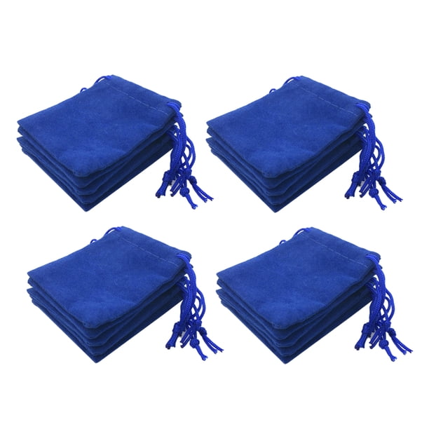 Inteprter Paquete de 20 bolsas de regalo con cordón para fiesta, boda, cumpleaños, dulces, galletas, pasteles, joyería, bolsa de Almacenamiento y organización del hogar 5x7cm
