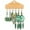 multicolor, variant on HomeKingdee Boho Earrings For Women - SET OF 3 PAIR - Dangle Chandelier Hoop Style with Tassels