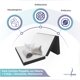 thumbnail image 3 of Pack Colchón Matrimonial Plegable + Cobija + Almohada, 3 of 10