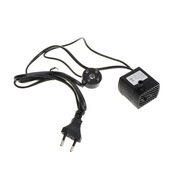 Mini Submersible Water Pump with LED Light Ultra Quiet for Aquariums Hydroponics