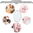thumbnail image 2 of 30x Magnifying Mirror, 6 Inch Magnified Mirror with 3 Suction Cups, Travel Size Round Mirror for Makeup and Brow Trimming with Clear Visibility (Silver), 2 of 8