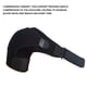 thumbnail image 5 of Qarigey Correa para el hombro, entrenador de cintura, protector de manga trasera, cinturón transpirable ajustable, almohadillas de banda, suministros Salud Qarigey CE015572-00, 5 of 6
