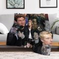 thumbnail image 6 of Callum Turner Blanket Handsome #1 Super Soft Throw Blanket Silky Flannel Lightweight for Sofa, Bed Blanket All Season Use 40""*50"" （100 * 130cm）, Style-2, 6 of 6