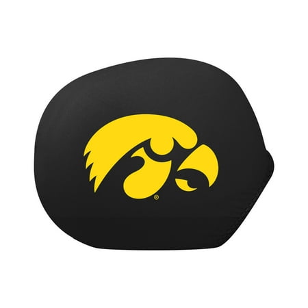Collegiate Mirror Cover Iowa (Standard) (Ultra durable 4-way stretch material, Weather (Best Car Body Cover Material)