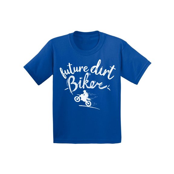 Awkward Styles Future Dirt Biker Infant Shirt Sport Shirt for Kids Biking T-Shirt for Boys Bike Shirts for Girls Bike T-Shirt for Children Biking Gifts for Little One Sport Clothing for Children