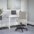 thumbnail image 2 of Scranton & Co Engineered Wood Writing Desk with Office Chair in White, 2 of 7