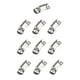 thumbnail image 1 of 10 piezas de sujetadores de abrazadera de manguera , sujetadores de abrazadera de gusano, bricolaje de metal de acero inoxidable para flejes, 1 of 9
