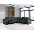 thumbnail image 2 of Titan Furnishings 6-Piece 1 Console 3-Power Reclining Italian Leather Sectional, 2 of 7