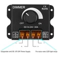 thumbnail image 6 of LED Dimming Controller Knob Stepless Dimming, Surge Current Protection for Single Color LED Lights/Strips, 6 of 8