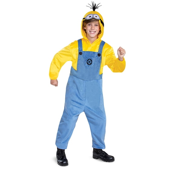 NBC Universal Minions 'Minion' Halloween Costume for Children, Boys Size XS (4/5), by Disguise