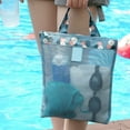 thumbnail image 1 of Sac de Plage Transparent Portable en Polyester Sac de Courses d'Été Utile pour le Camping, 1 of 7