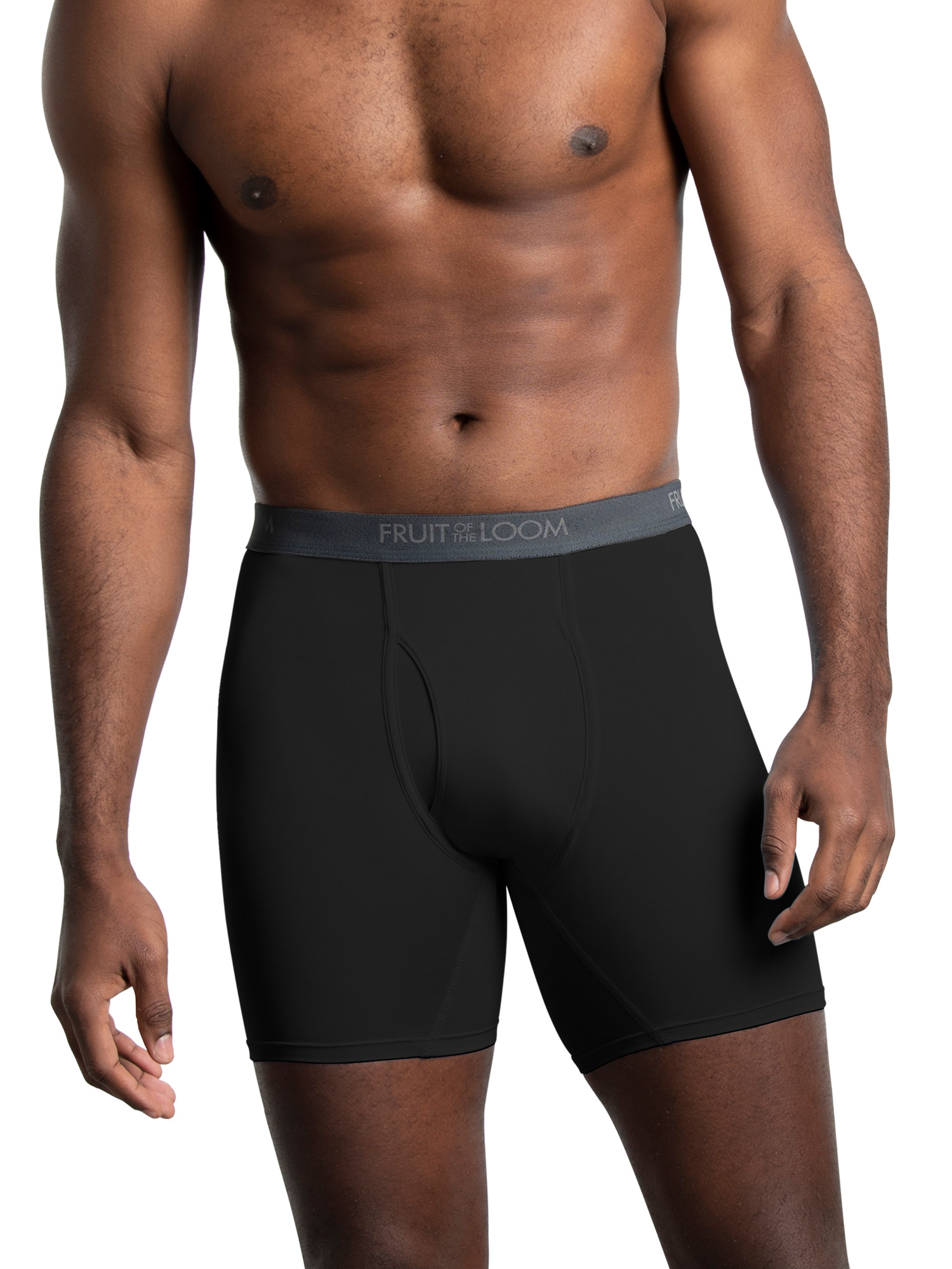 Fruit of the Loom Men's Micro-Stretch Boxer Briefs, 6-Pack photo 3