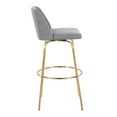 thumbnail image 5 of Toriano 30" Fixed-Height Bar Stool, Bar Chairs, Swivel Bar Stools, Bar Stools Set of 2, 5 of 6