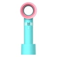 thumbnail image 1 of Mini ventilador portátil de mano sin aspas, recargable por USB, ventilador de refrigeración de verano de 3 velocidades, 1 of 4