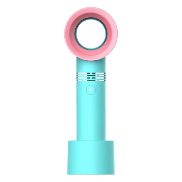 Mini ventilador portátil de mano sin aspas Ventilador de refrigeración sin hojas de escritorio USB (azul) Ehuebsd Libre de BPA