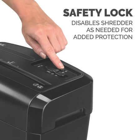 Fellowes - Powershred 8MC, 8 Sheet Micro Cut Paper Shredder - Black
