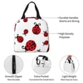thumbnail image 4 of Picia Fly Flying Ladybug Printed Lunch box Lunch bag for Men Women Large Capacity Lunchbox Reusable Lunch Bags Insulated Lunch Bag Lunch Box Cooler, 4 of 6