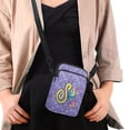 thumbnail image 4 of HELLHERO Butterfly Moon Letter Pattern Double Zipper Polyester Shoulder Bags Adult 4.33"x1.97"x7.09", 4 of 7
