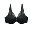 thumbnail image 3 of Curvy Couture Women's Plus Size Sheer Mesh Plunge T-shirt Bra, 3 of 3