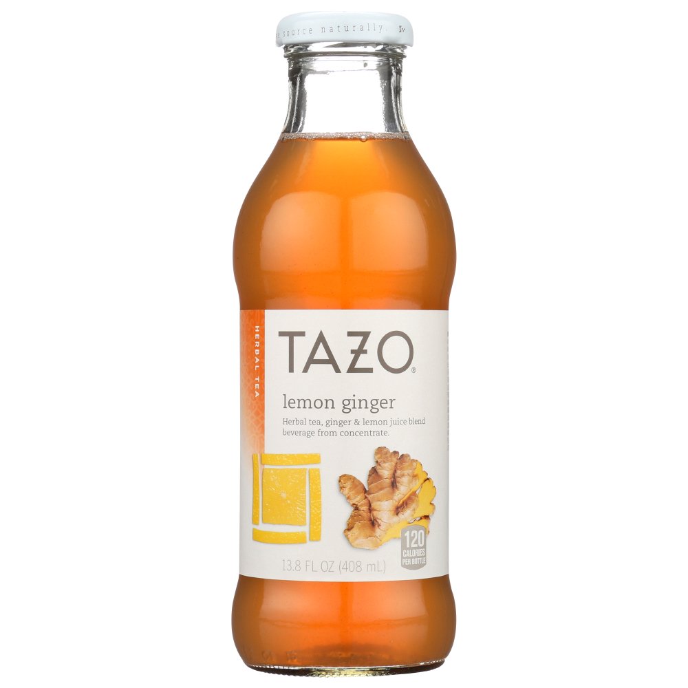 Tazo Lemon Ginger Herbal Tea Juice Blend, 13.8 oz