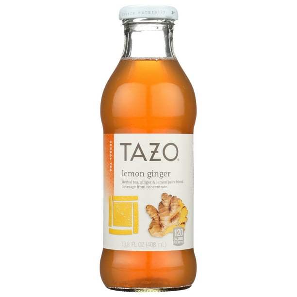 Tazo Lemon Ginger Herbal Tea Juice Blend, 13.8 oz