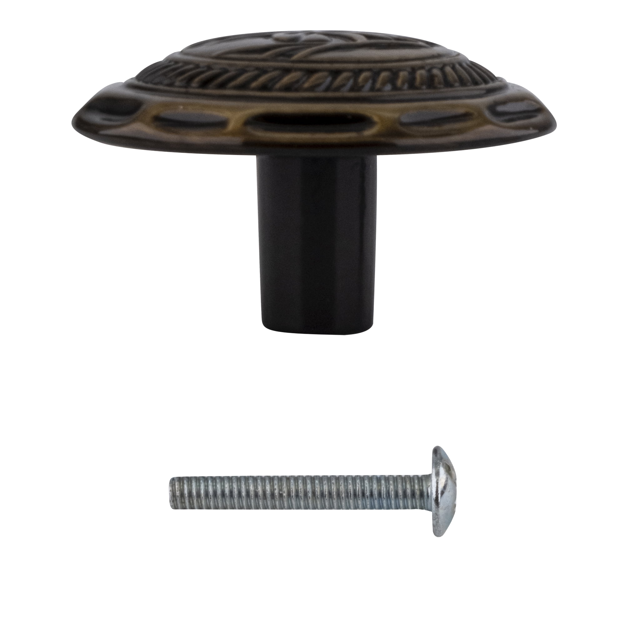 Amerock 1355AB-XCP200 Traditional Large Head Mushroom Kitchen Cabinet Knob 1-3/8" Diameter  - pack of 200