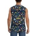 thumbnail image 4 of Daiia Colorful Space Printed Men's Tank Tops,Casual Soft Sleeveless Gym Muscle Shirts Bodybuilding Tee-XX-Large, 4 of 8