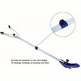 thumbnail image 3 of HLONK Foldable Long Trash Clamps  Grab Pick Up Tool  Curved Handle Portable Factory House Pickup Grabber Tool, 3 of 7