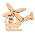 thumbnail image 3 of Montessori Wood Busy Board Accessory for Learning Activities Unpainted Durable Portable Smooth And Sturdy Birthday Gift Development Toy Helicopter, 3 of 8