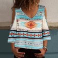 thumbnail image 2 of Camisas sexy de verano para mujer, blusas de manga larga con hombros descubiertos, blusa regular con hombros descubiertos Fridja  czfsfas5097, 2 of 5