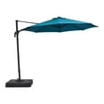 thumbnail image 3 of Mainstays 10’ Teal Octagon Outdoor Tilting Cantilever Offset Patio Umbrella with Weighted Base and 360 Degree Rotation, 3 of 8