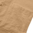 thumbnail image 3 of successthop Mens Button Down Short Sleeve Shirts with Pocket Big and Tall Shirts Collar Tops Solid Summer Clothes Yellow, 3 of 8