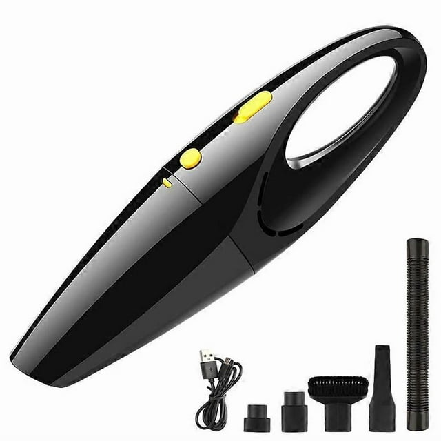 Wireless Handheld Vacuum Cleaner 100W Powerful Portable Car Vacuum Cleaner, Mini Wet and Dry Vacuum Cleaner, Black_Perfect Gift