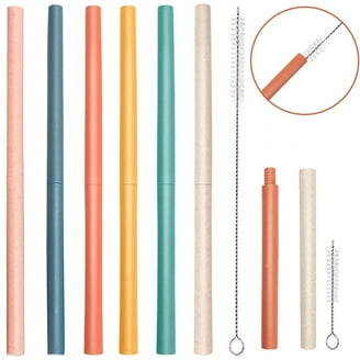 Stanley Cup Replacement Straws - 4 Pack TRITAN BPA-Free Straws With Cleaner Brush