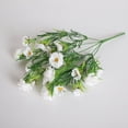 thumbnail image 3 of D GROEE 3PCS Fake Flowers Small Wild Flower Faux Plastic Flowers for Home Wedding Kitchen Garden Table Centerpieces Indoor Outdoor Decor, 3 of 7