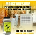 thumbnail image 2 of MOISTURESORB Natural Moisture Absorber 4mm Eco Granules 2lb Bottle, 2 of 6